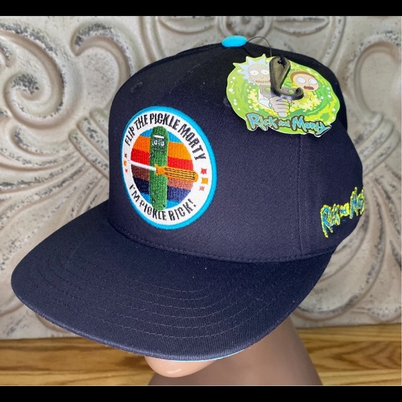 Rick and Morty Snapback Hat “Flip the pickle Morty - Picture 2 of 4